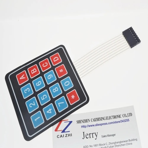 Buy 4x4 Matrix Membrane Switch Keypad in Sri Lanka – Arduino & DIY Projects