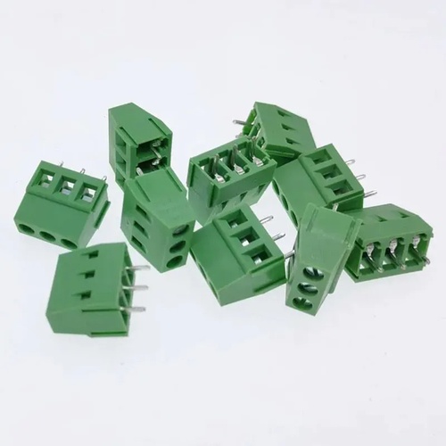100PCS DG/KF128 5.0mm/5.08 PCB Screw Terminal Block Connector 3Pin Terminals 380V 10A buy in sri lanka goof quality